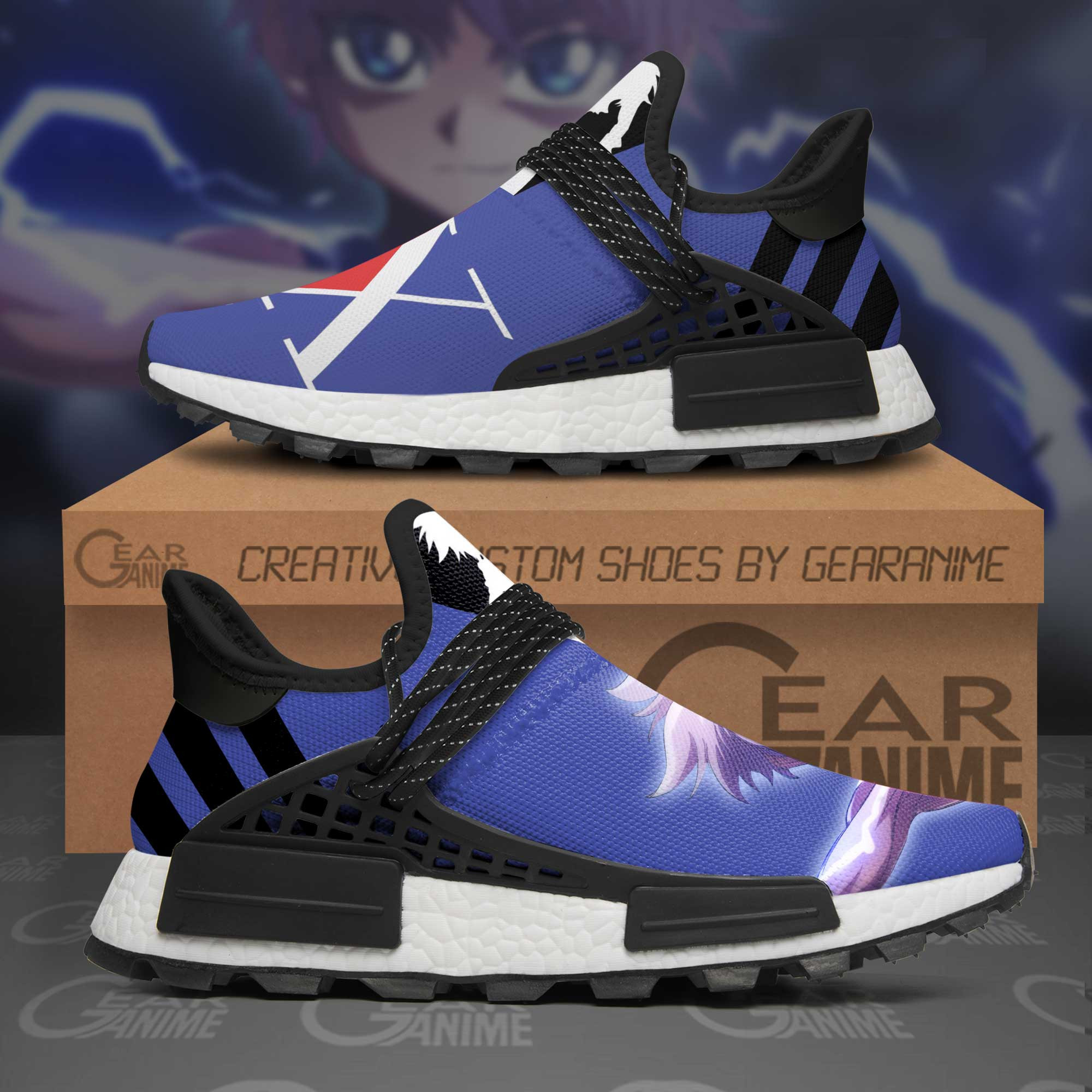 HxH Killua Shoes Hunter X Hunter Shoes, NMD Shoes