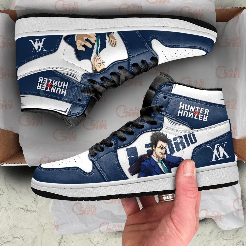 HxH Leorio JD1s Sneakers Hunter X Hunter Anime Shoes, Air Jordan Hightop