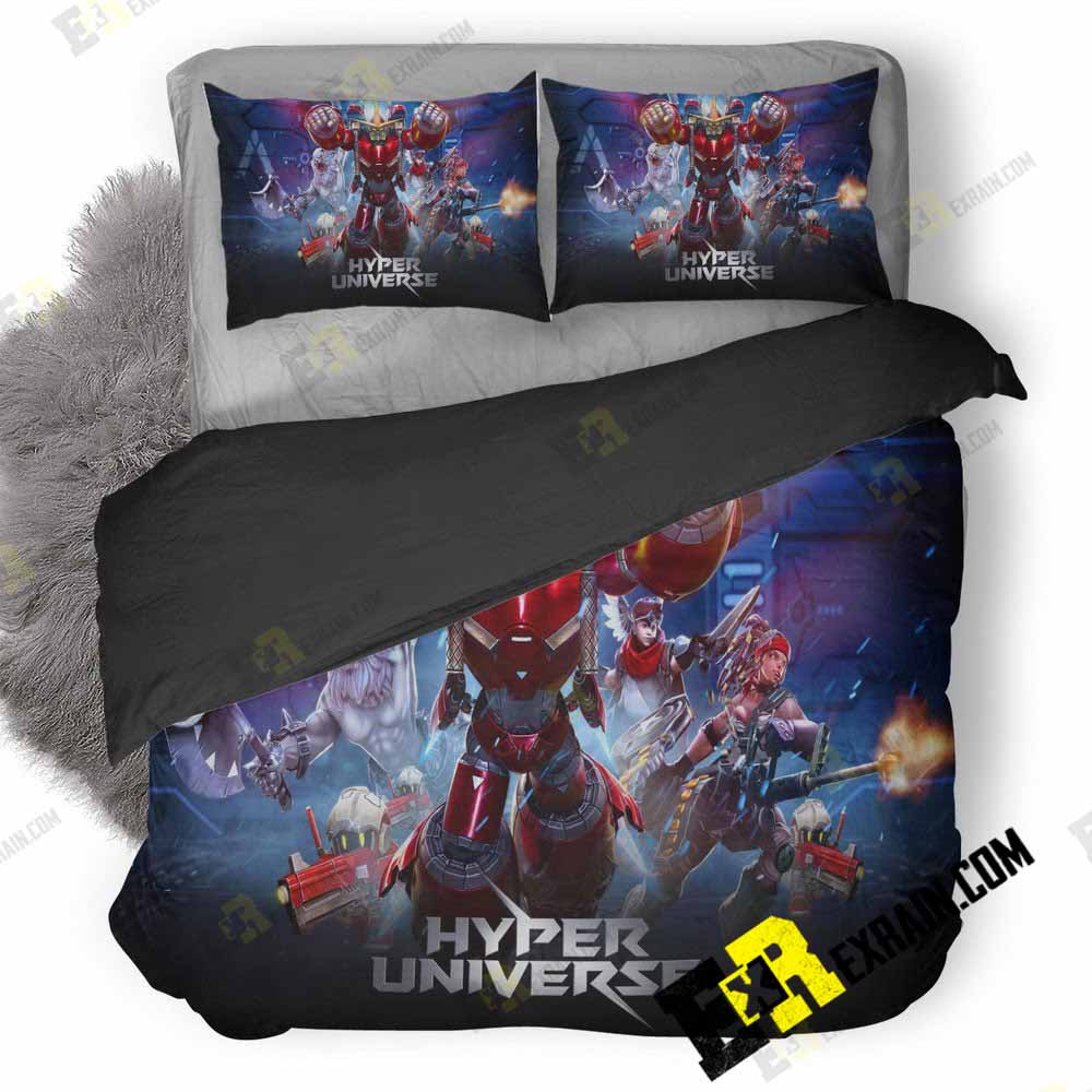 Hyper Universe Vx 3D Customized Duvet Cover Bedding Set