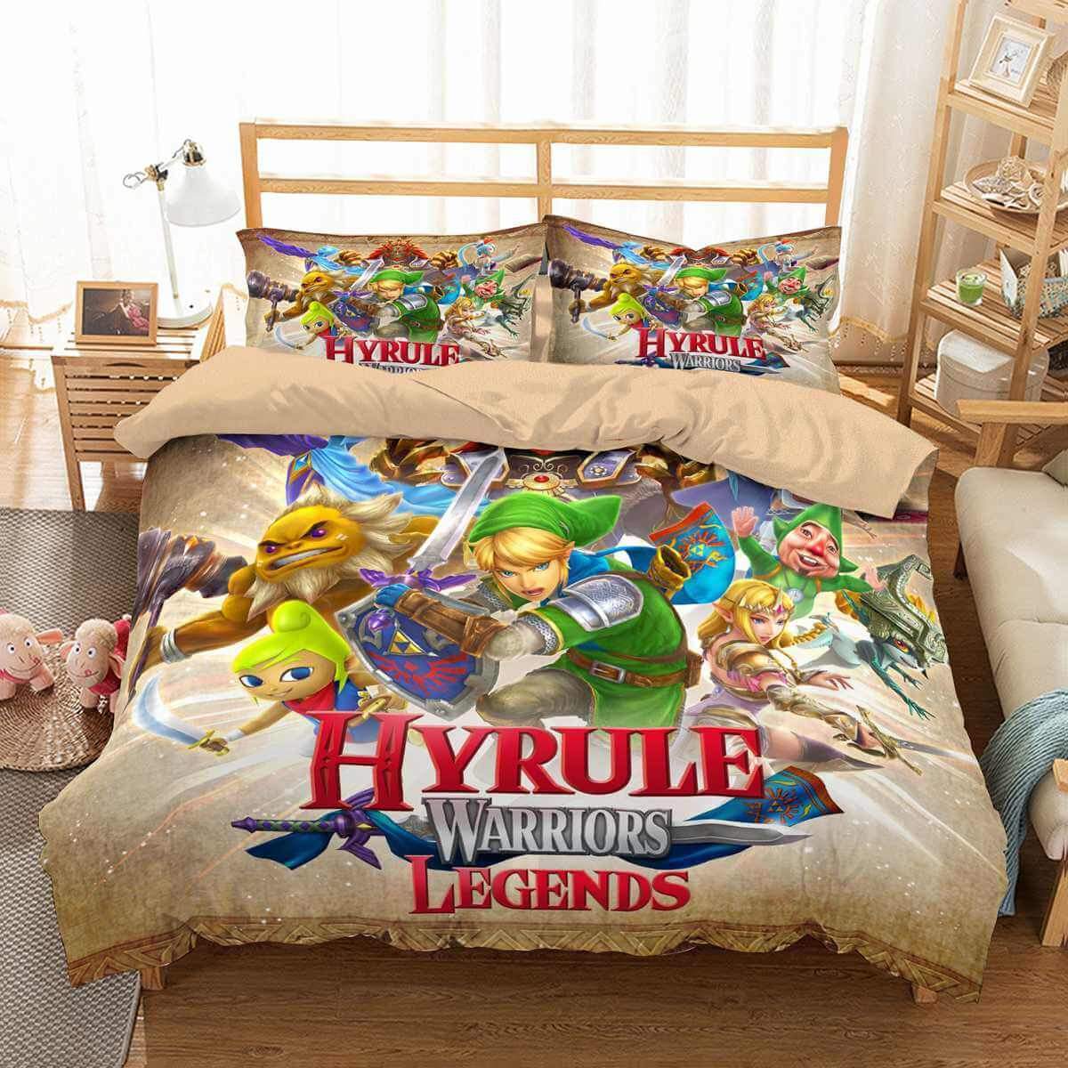 Hyrule Warriors 3D Customized Duvet Cover Bedding Set