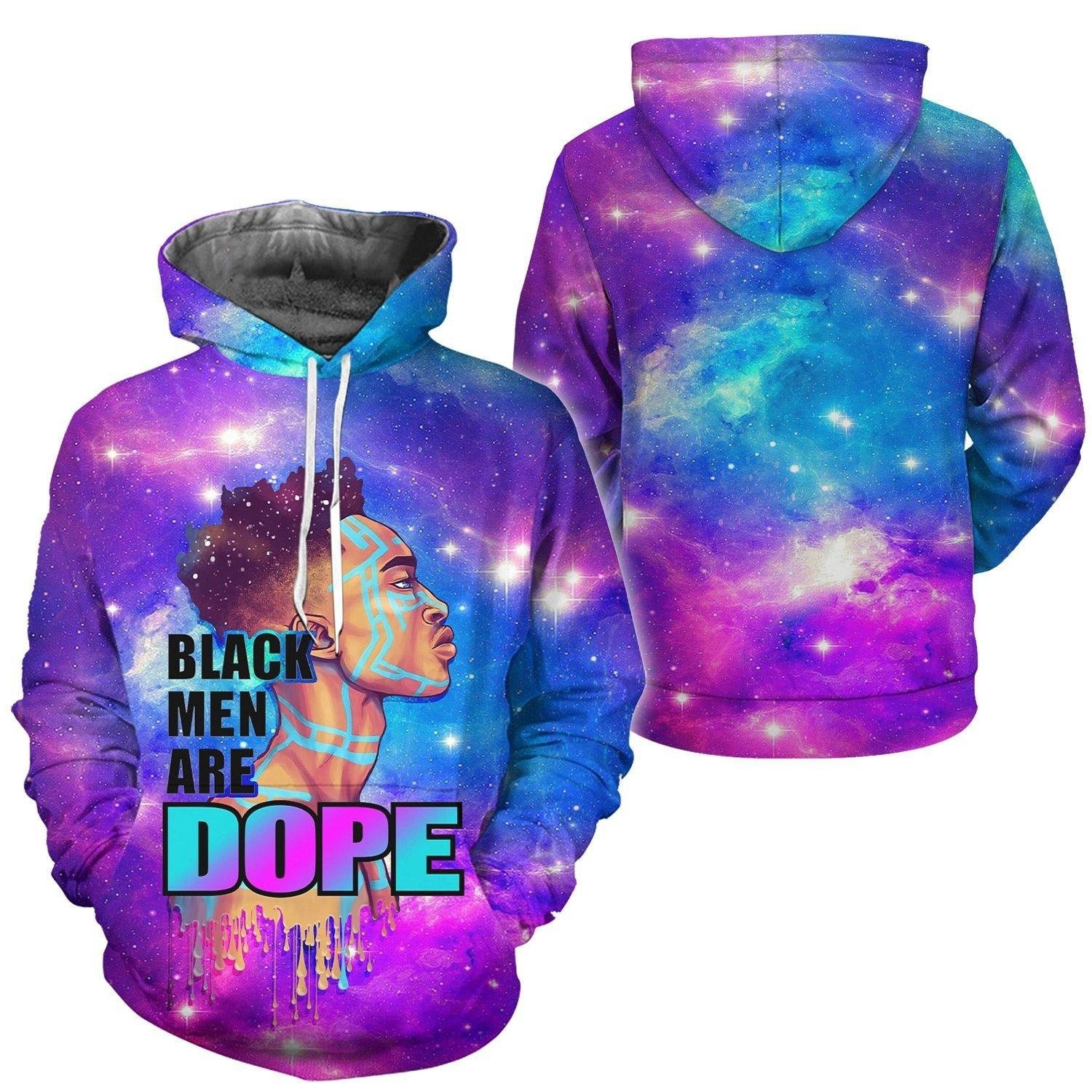 I Am Black Men – I Am Dope All-Over Print Hoodie