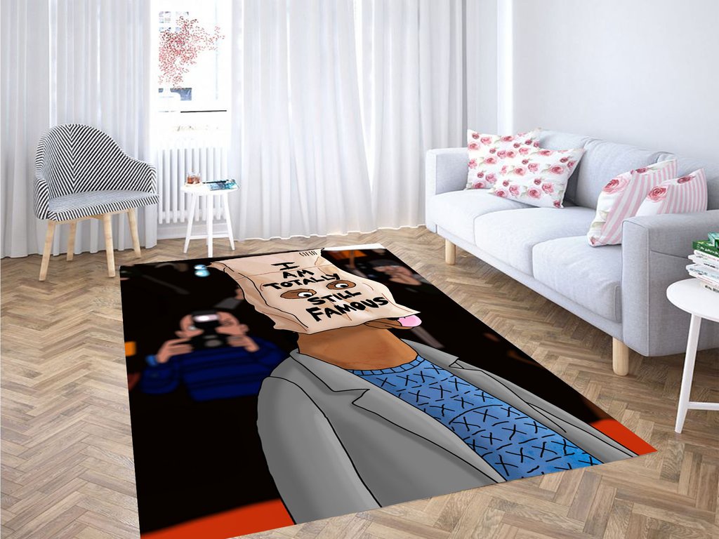 I Am Totally Still Famous Bojack Horseman Living Room Modern Carpet Rectangle Rug