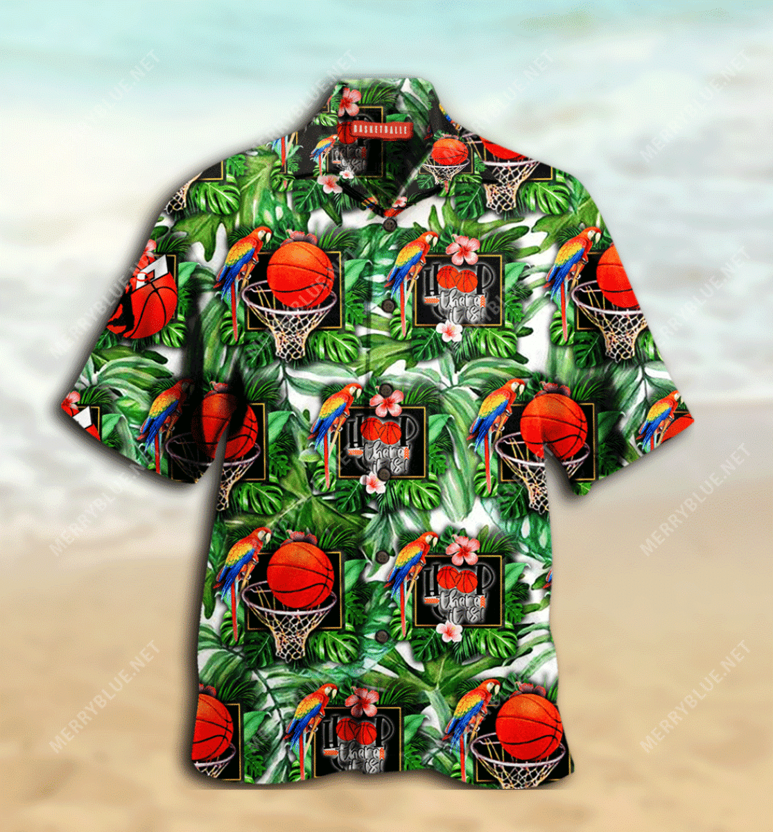 I Love Basketball Unisex Hawaiian Shirt