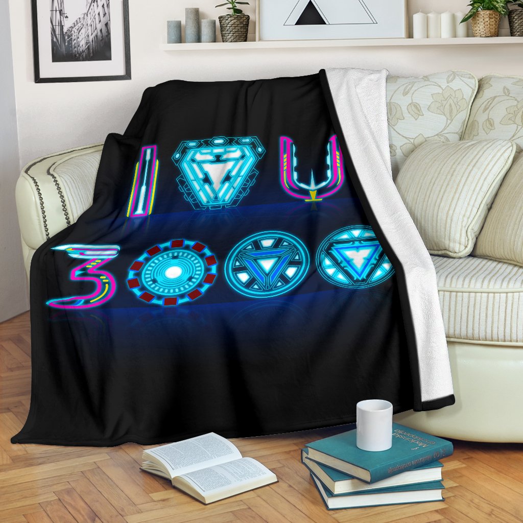 I Love You 3000 Sherpa Blanket Cozy Blanket Fleece Blanket