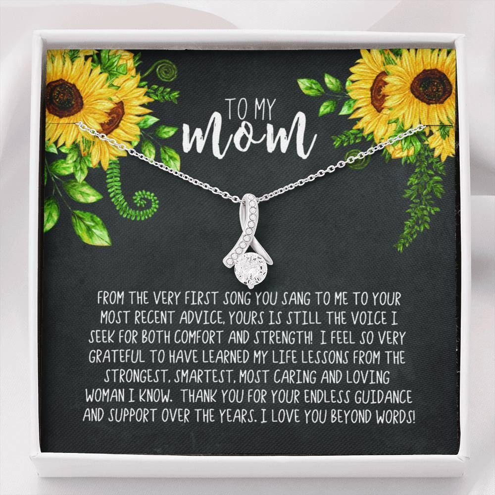 I Love You Beyond Words Alluring Beauty Necklace For Mom