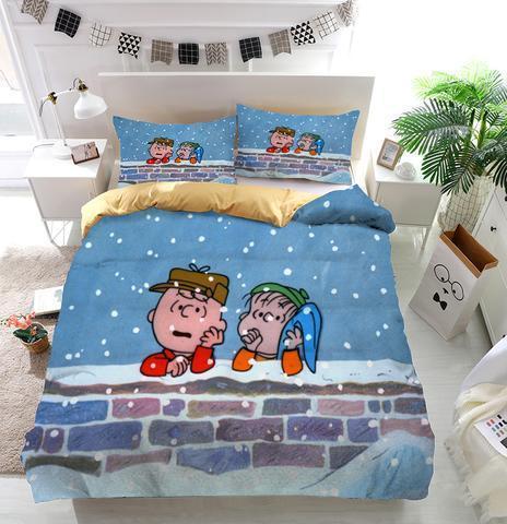 I Want A Dog For Christmas Peanuts 3D Customized Duvet Cover Bedding Set