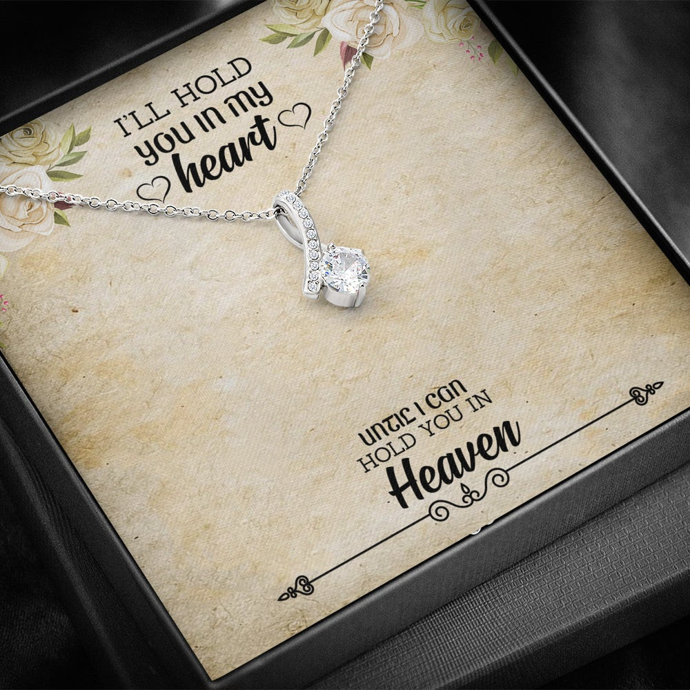 I will have you in my heart text W – Alluring Beauty Necklace