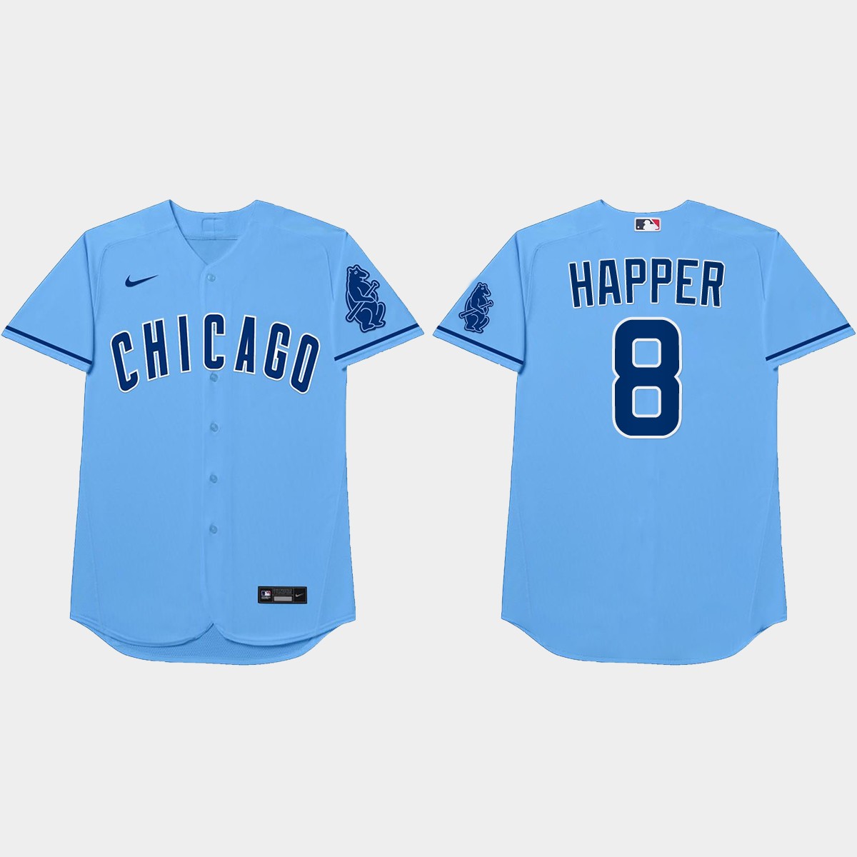 Ian Happ Nickname Cubs 2021 Players' Weekend Happer Jersey - Blue