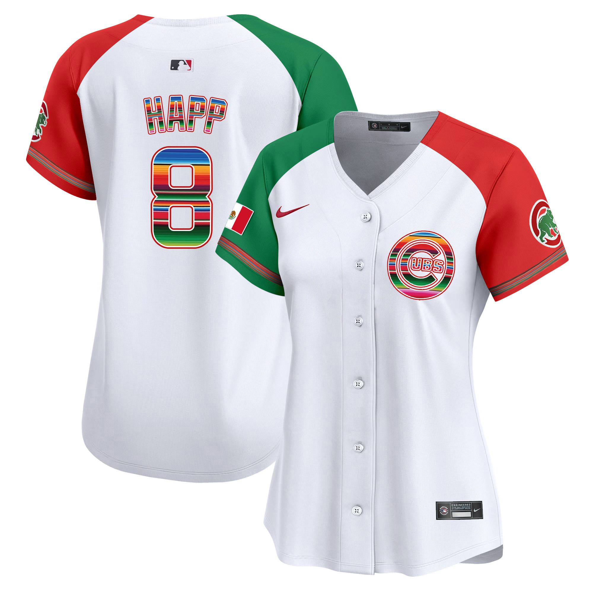 Ian Happ Women's Chicago Cubs Mexico Vapor Premier Limited Alternate Jersey - All Stitched