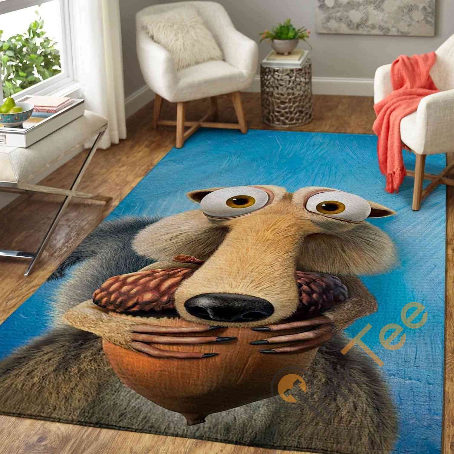 Ice Age Area Rectangle Rug