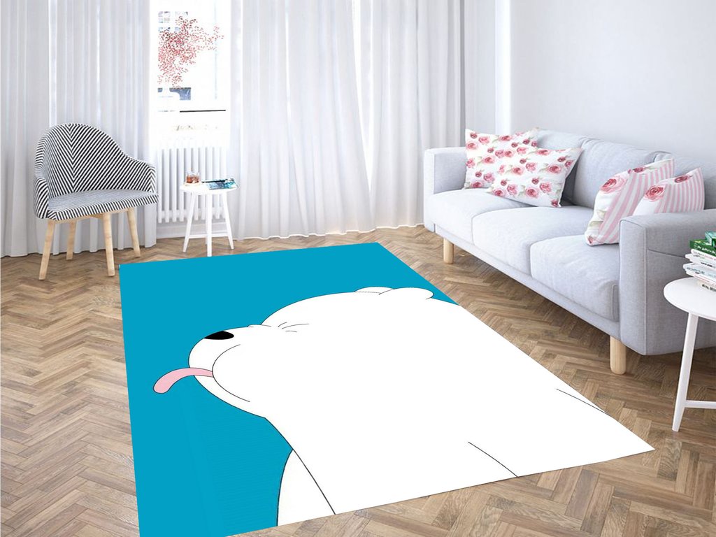 Ice Bear Cute Living Room Modern Carpet Rectangle Rug