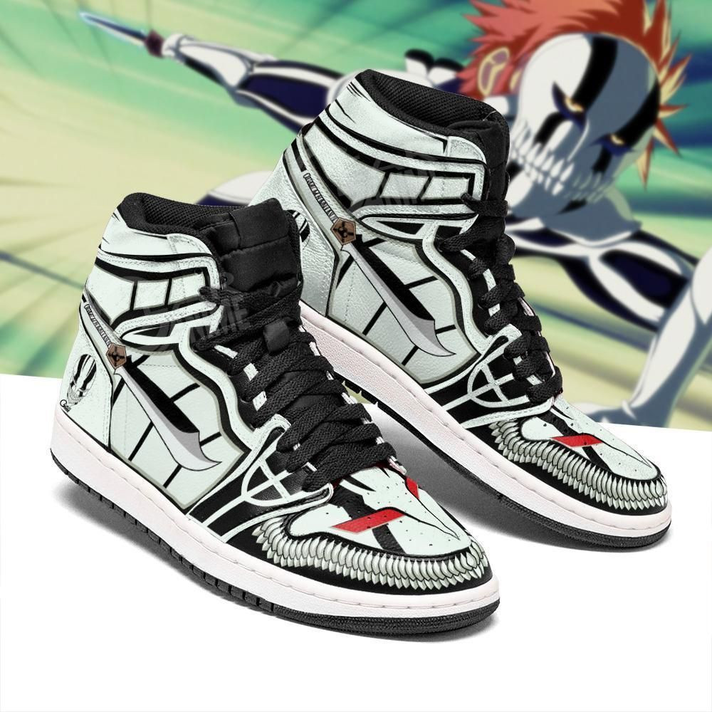 Ichigo Hollow Bleach Anime 5 High Top Air Jordan Sneaker, Air Jordan Hightop