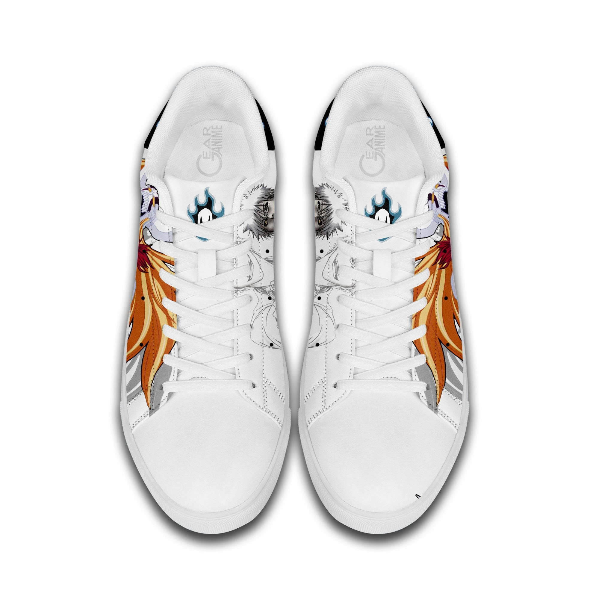 Ichigo Hollow Skate Sneakers Custom Anime Bleach Shoes