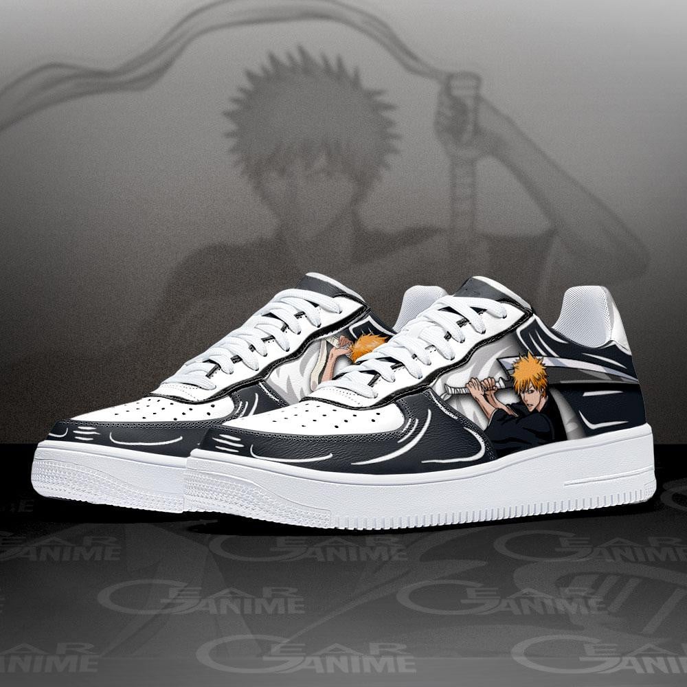 Ichigo Kurosaki Air Sneakers Custom Anime Bleach Shoes