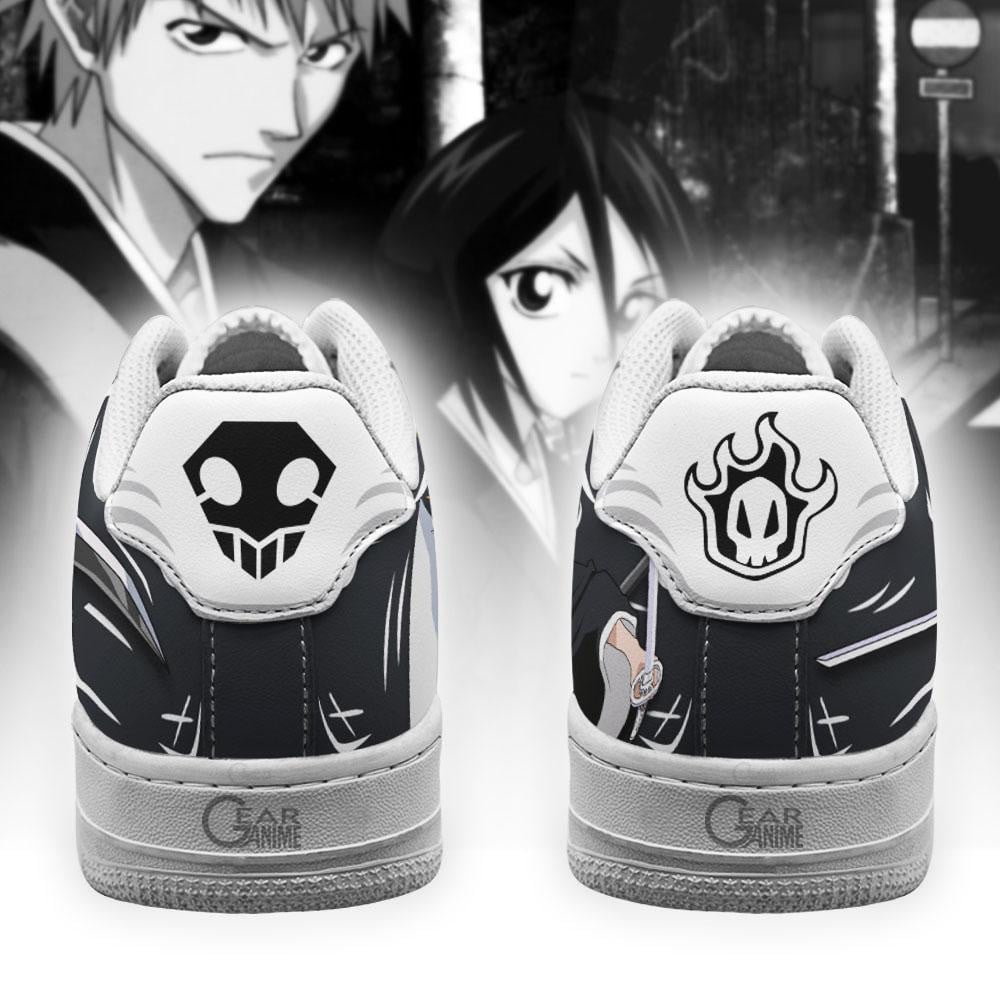 Ichigo Kurosaki And Rukia Kuchiki Air Sneakers Custom Anime Bleach Shoes