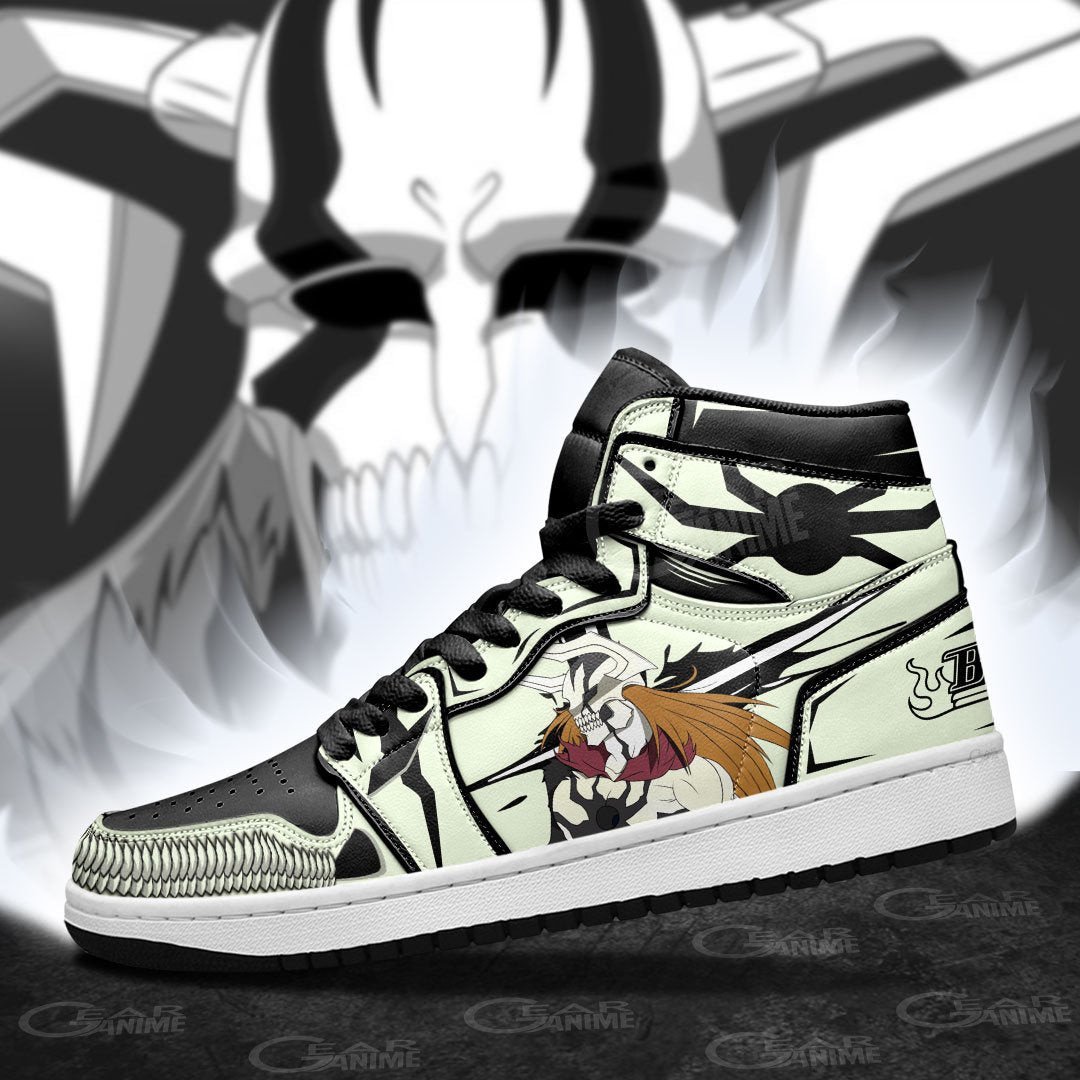 Ichigo Kurosaki Hollow Form JD1s Sneakers Anime Bleach Shoes, Air Jordan Hightop