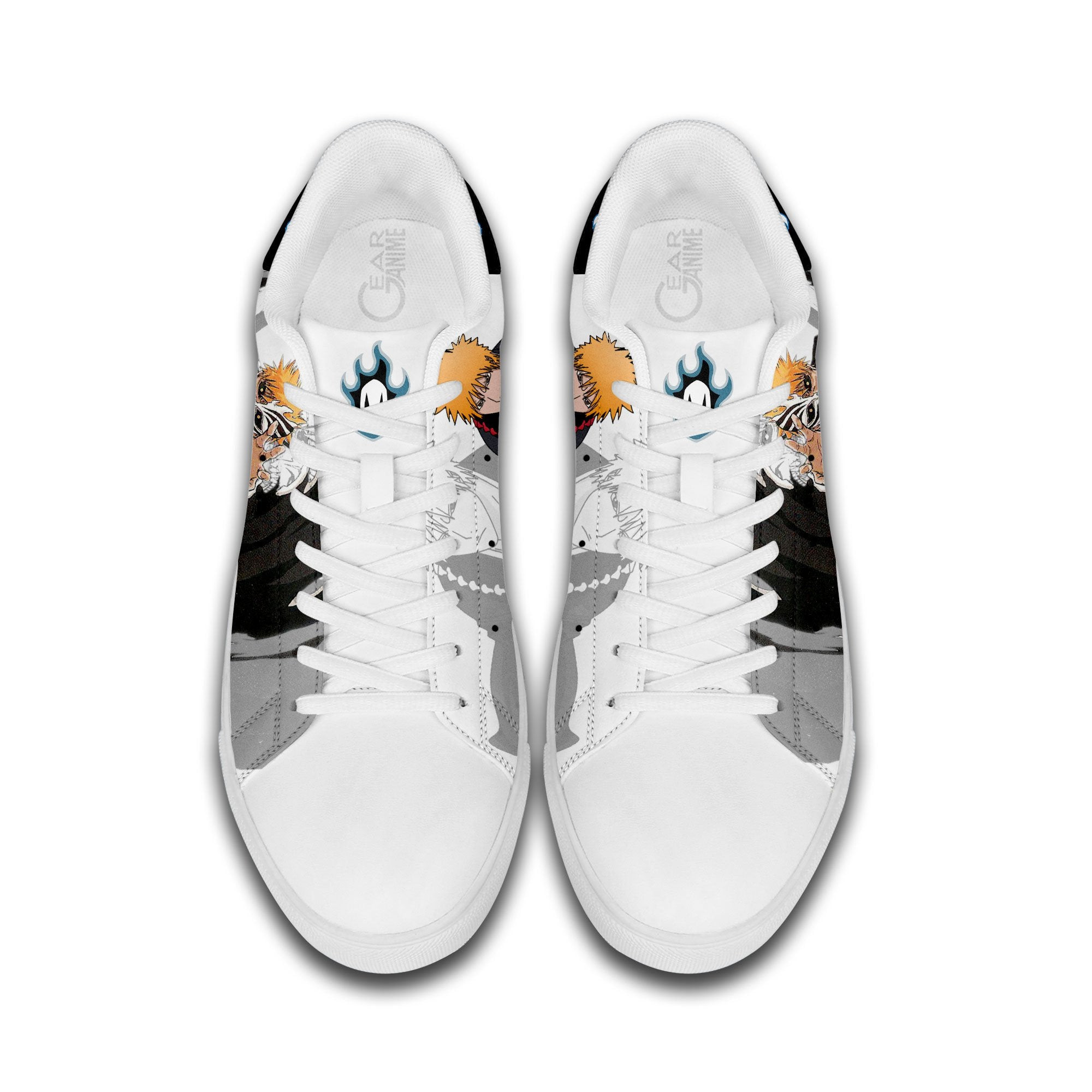 Ichigo Kurosaki Skate Sneakers Custom Anime Bleach Shoes
