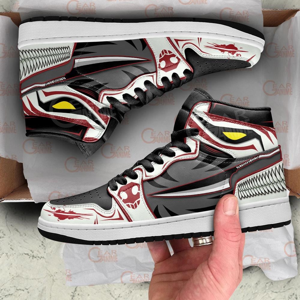Ichigo Kurosaki Zangetsu Shikai JD1s Sneakers Anime Bleach Shoes, Air Jordan Hightop
