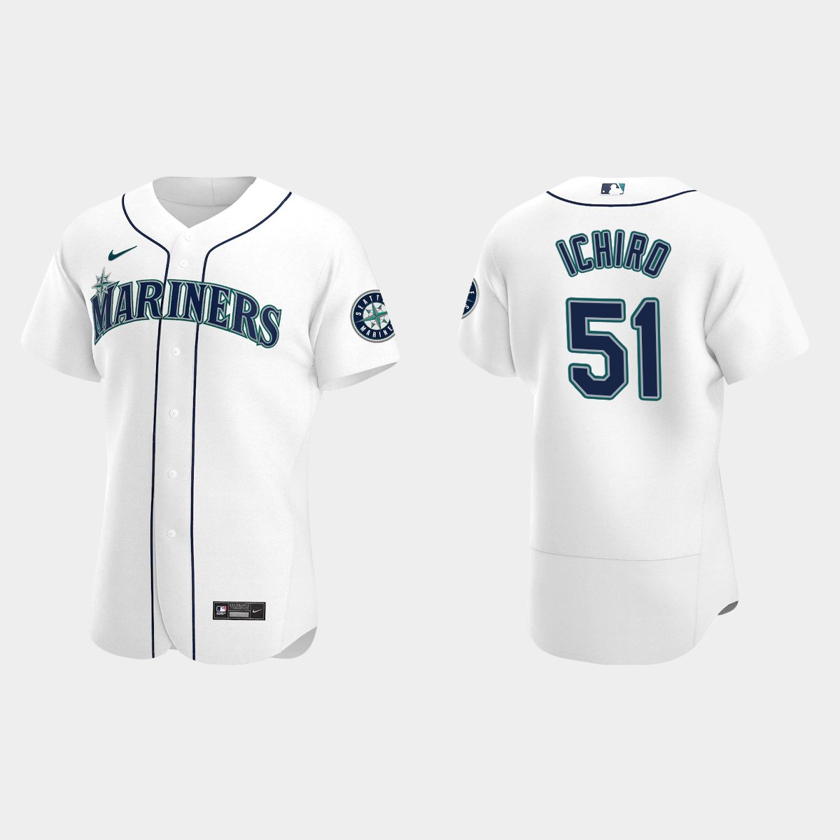 Ichiro Suzuki #51 Seattle Mariners White 2020 Home Jersey