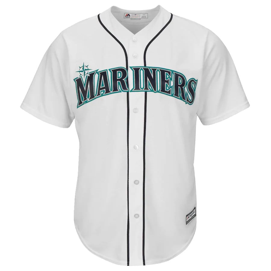 Ichiro Suzuki Seattle Mariners Majestic Home Official Cool Base Player Stitched Jersey – White