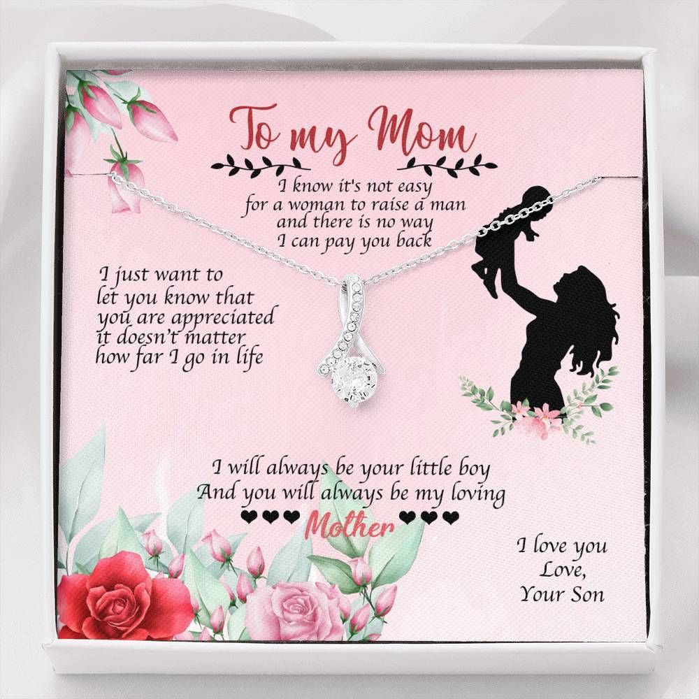 I’ll Always Be Your Little Boy Alluring Beauty Necklace Son Gift For Mom