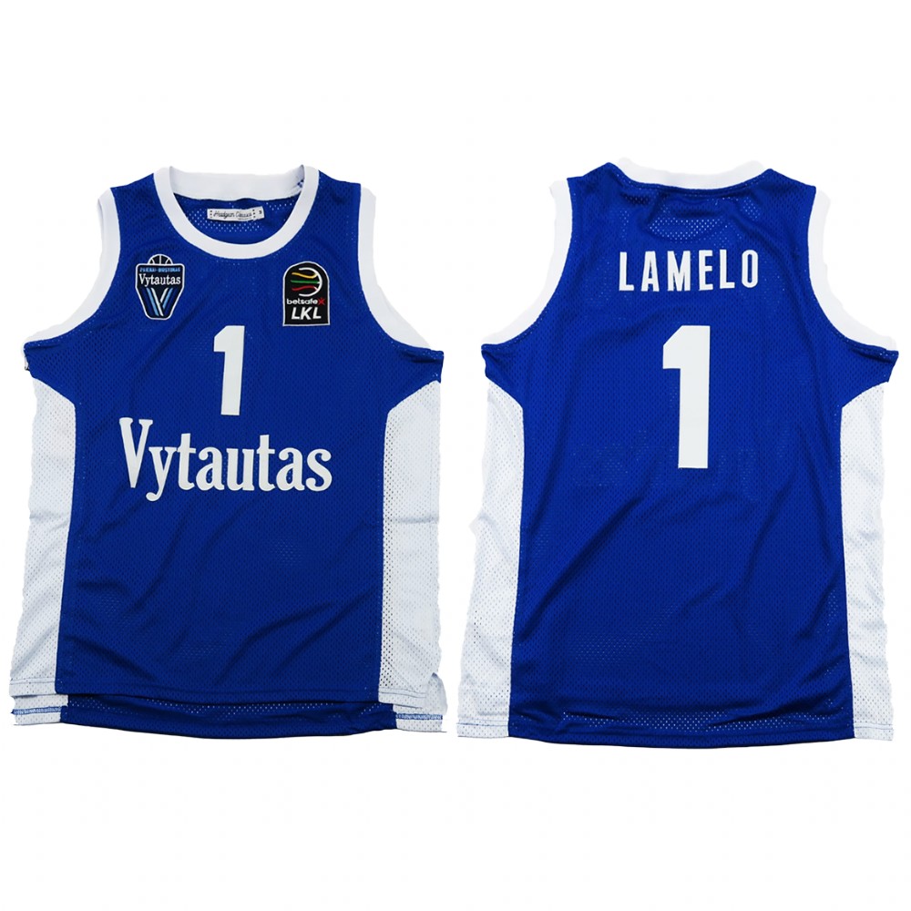 Illawarra Hawks Lamelo Ball Blue Vytautas High School Jersey