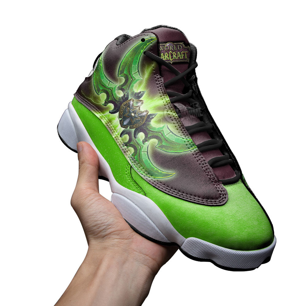 Illidan JD13 Sneakers World Of Warcraft Custom Shoes For Fans