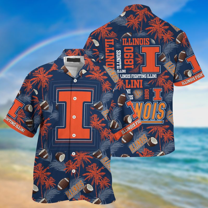 Illinois Fighting Illini NCAA Hawaiian Shirt