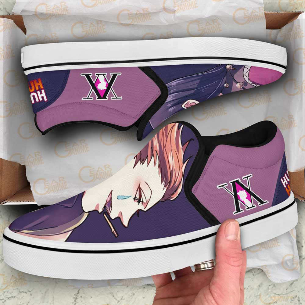 Illumi & Hisoka Slip-On Shoes Canvas Custom Anime Hunter x Hunter Shoes