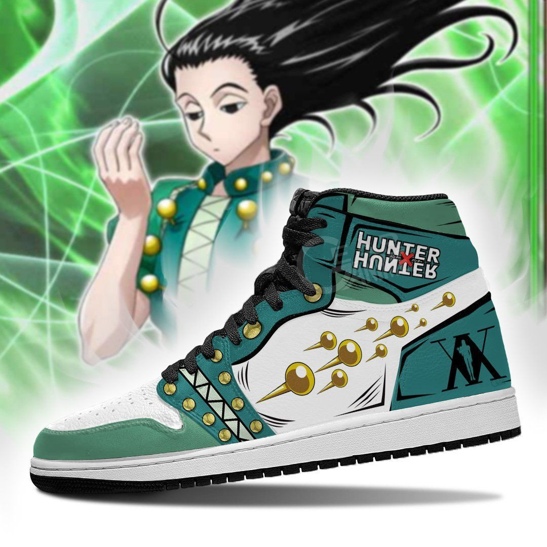 Illumi Zoldyck Hunter X Hunter Anime 1 High Top Air Jordan Sneaker, Air Jordan Hightop