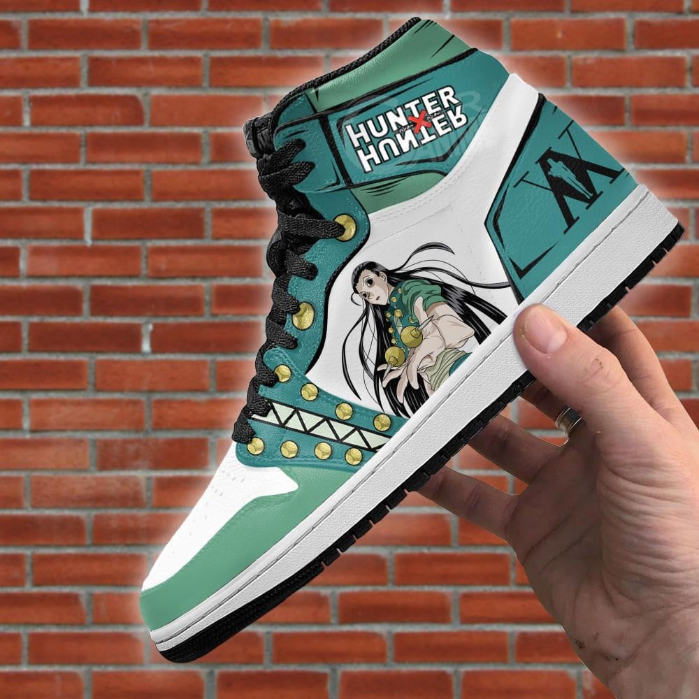 Illumi Zoldyck Hunter X Hunter JD1s Sneakers HxH Anime Shoes, Air Jordan Hightop