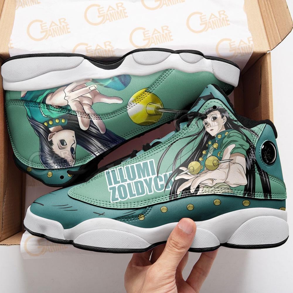 Illumi Zoldyck JD13 Sneakers Custom Anime Hunter X Hunter Shoes