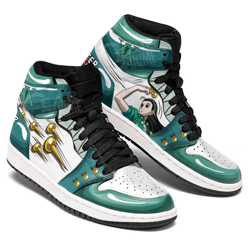 Illumi Zoldyck JD1s Sneakers Hunter X Hunter Anime Shoes, Air Jordan Hightop