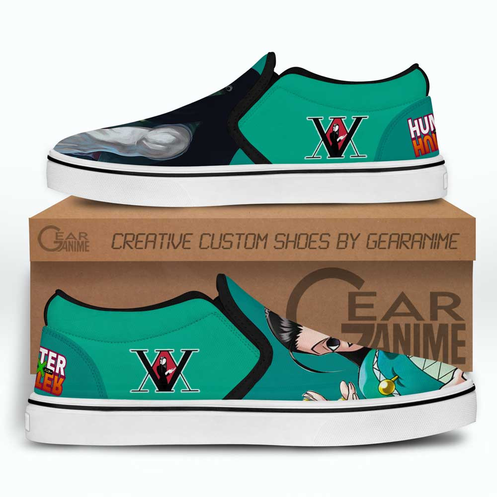 Illumi Zoldyck Slip-On Shoes Canvas Custom Anime Hunter x Hunter Shoes