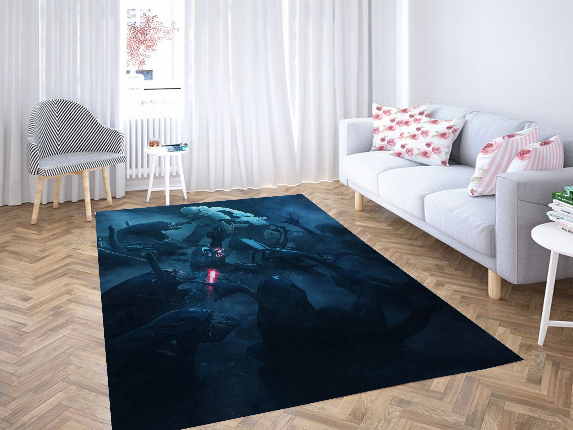 Illustration Star Wars Carpet Rectangle Rug