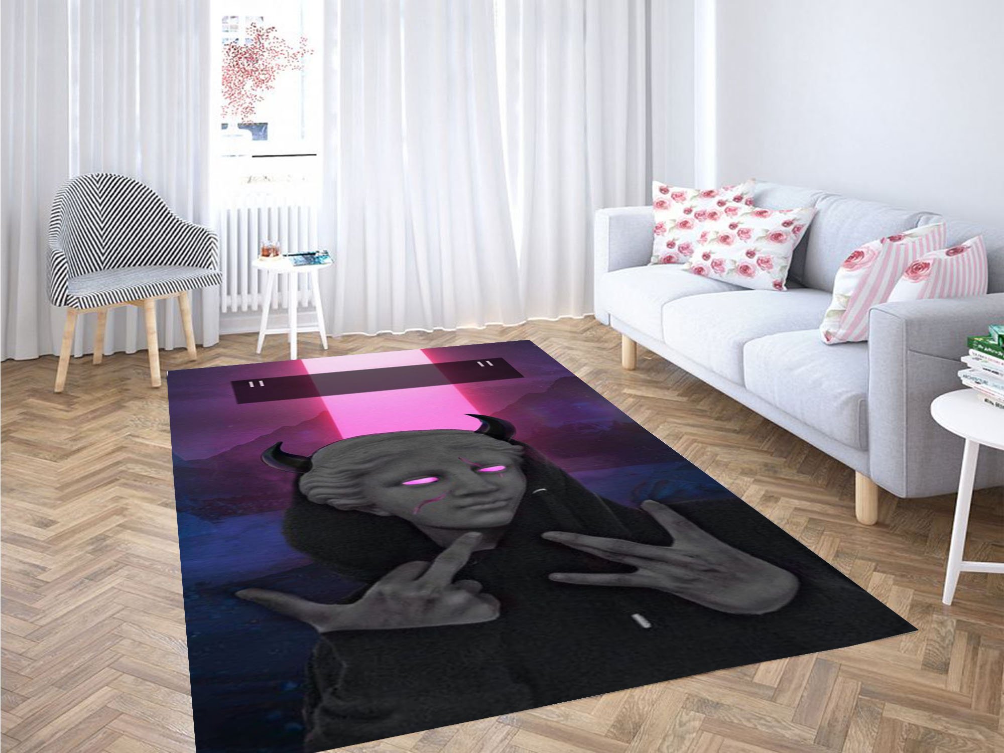 Illustration Wallpaper Carpet Rectangle Rug