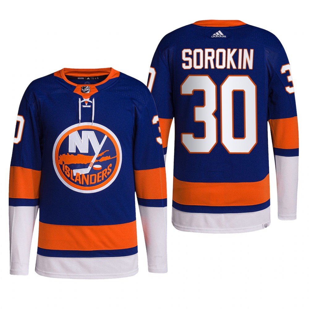 Ilya Sorokin New York Islanders Home Jersey 2022 Royal #30 Primegreen Pro Uniform