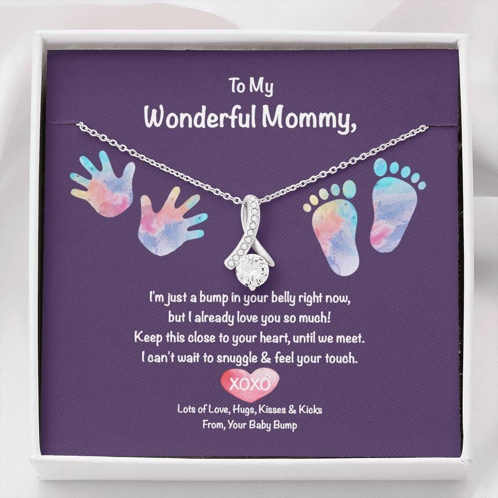 I’m A Bump In Your Belly Alluring Beauty Necklace To Mommy