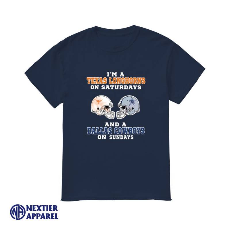 I’m a Texas Longhorns on saturdays and a Dallas Cowboys on sundays shirt Classic T-Shirt