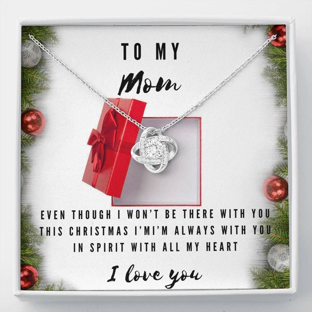 I’m Always With You In Spirit Love Knot Necklace Gift For Mom