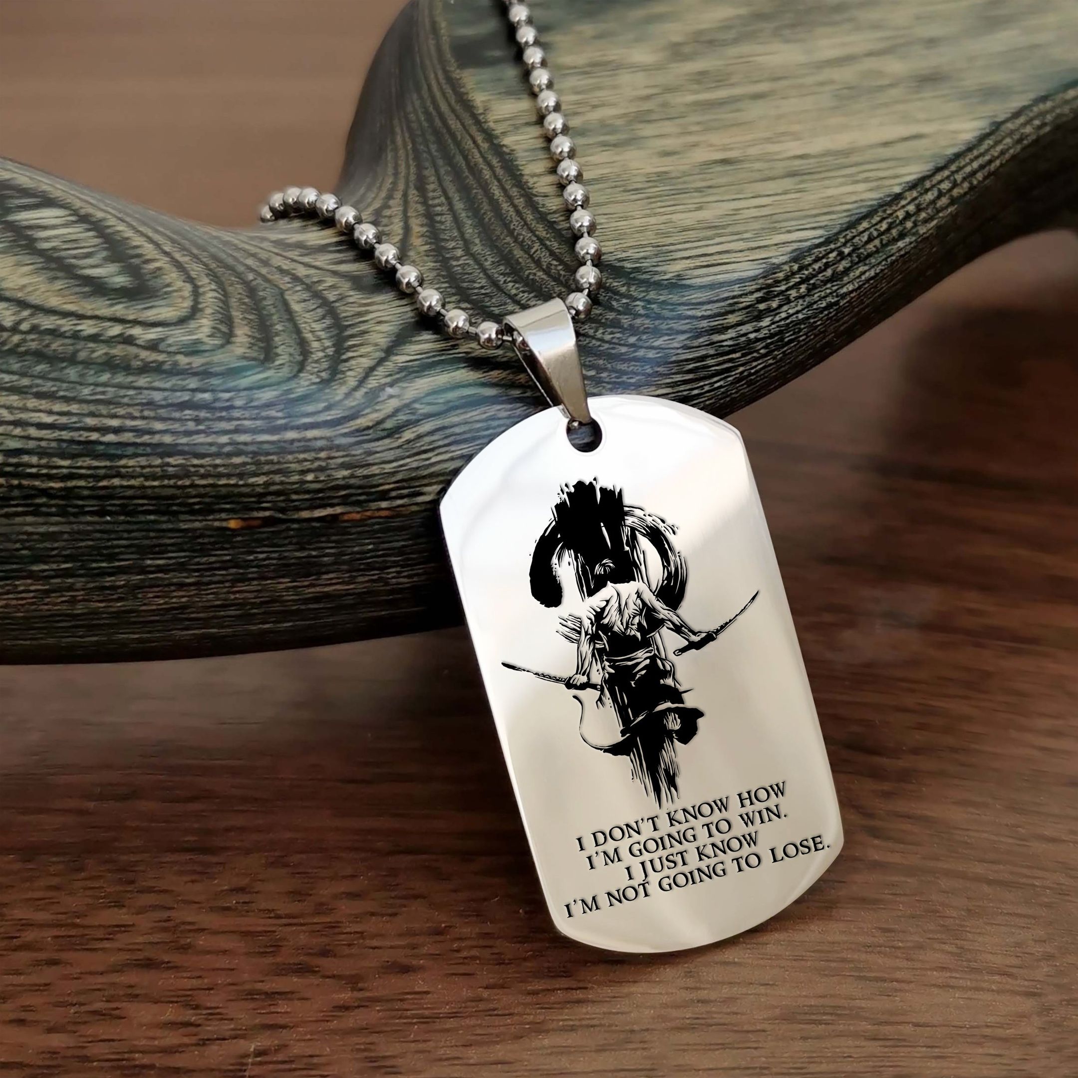 I’m Not Going To Lose – Samurai Dog Tag