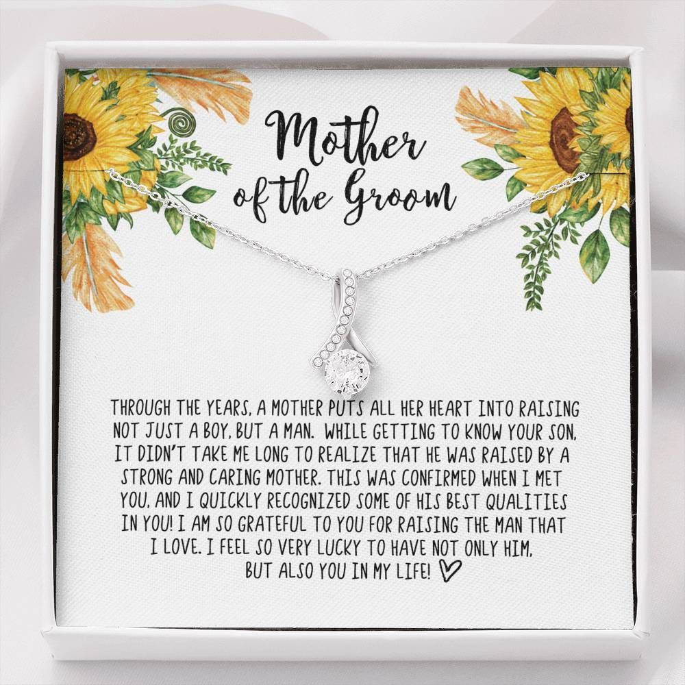I’m So Grateful To You Alluring Beauty Necklace For Mother Of The Groom