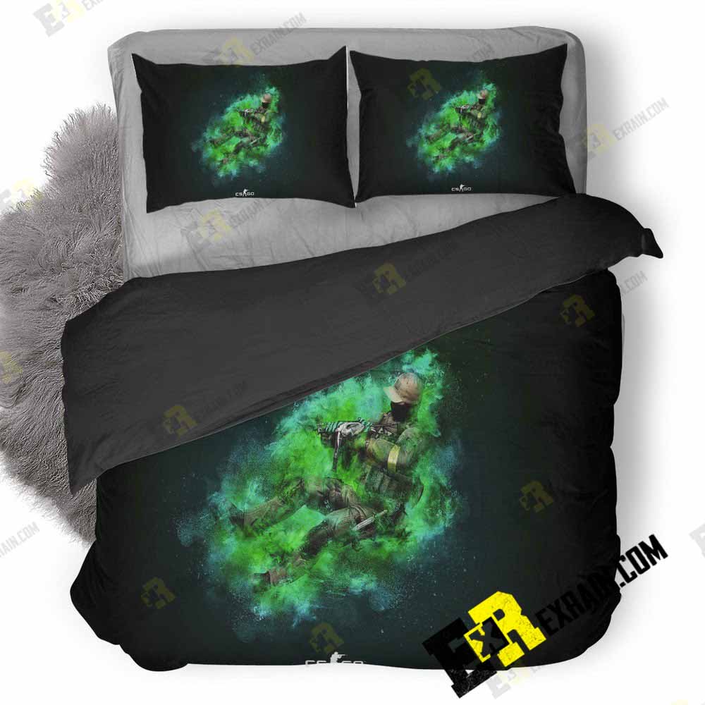 Imagine Counter Strike Global Offensive Ij 3D Customized Duvet Cover Bedding Set