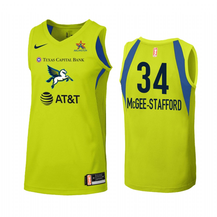 Imani McGee-Stafford WNBA Secondary Women's Green Jersey