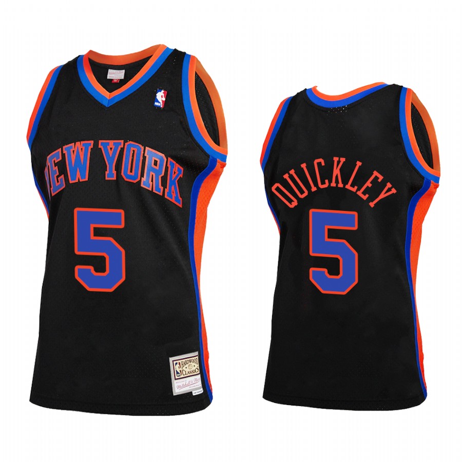 Immanuel Quickley #5 New York Knicks 2021 Reload 2.0 Jersey Black