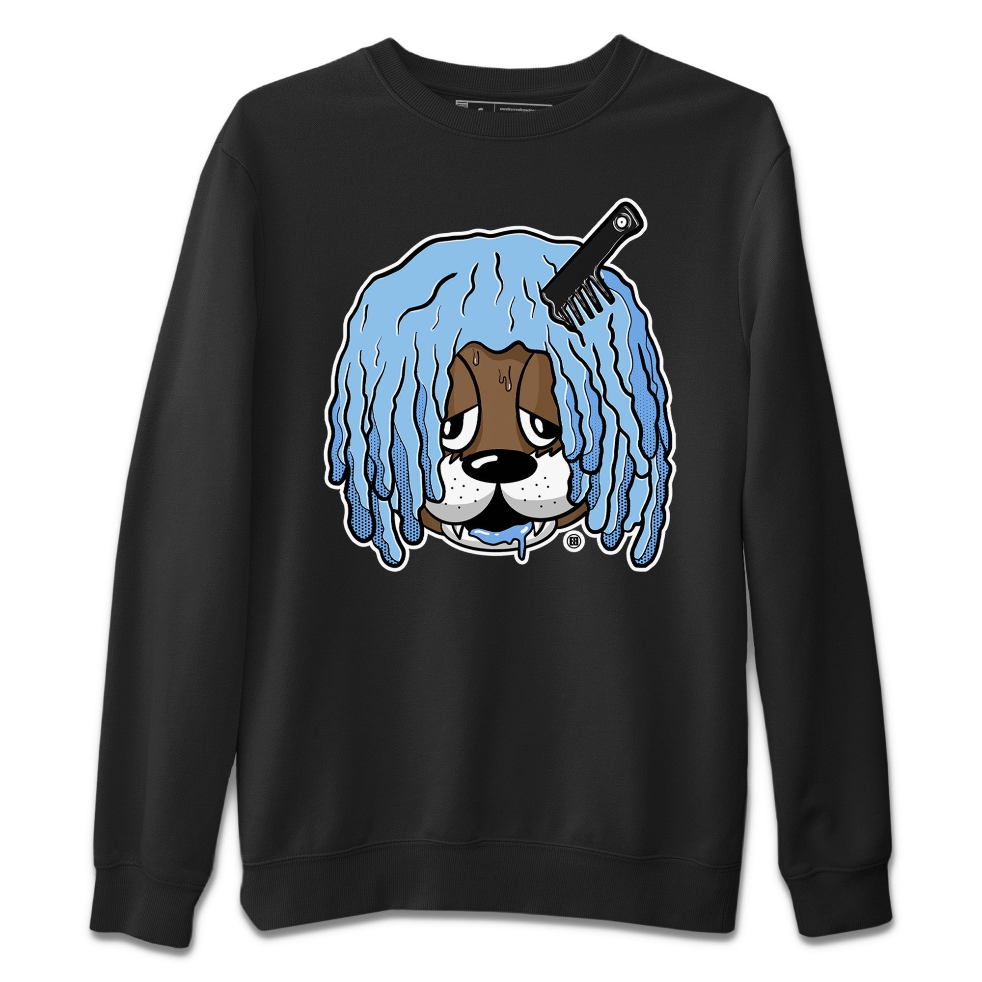 Impatient Bear Unisex Sweater – Air Jordan 1 University Blue, Sneakers Matching Sweater