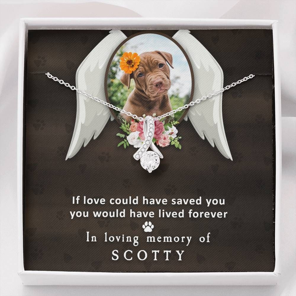 In Loving Memory Of Scotty Alluring Beauty Necklace For Mom