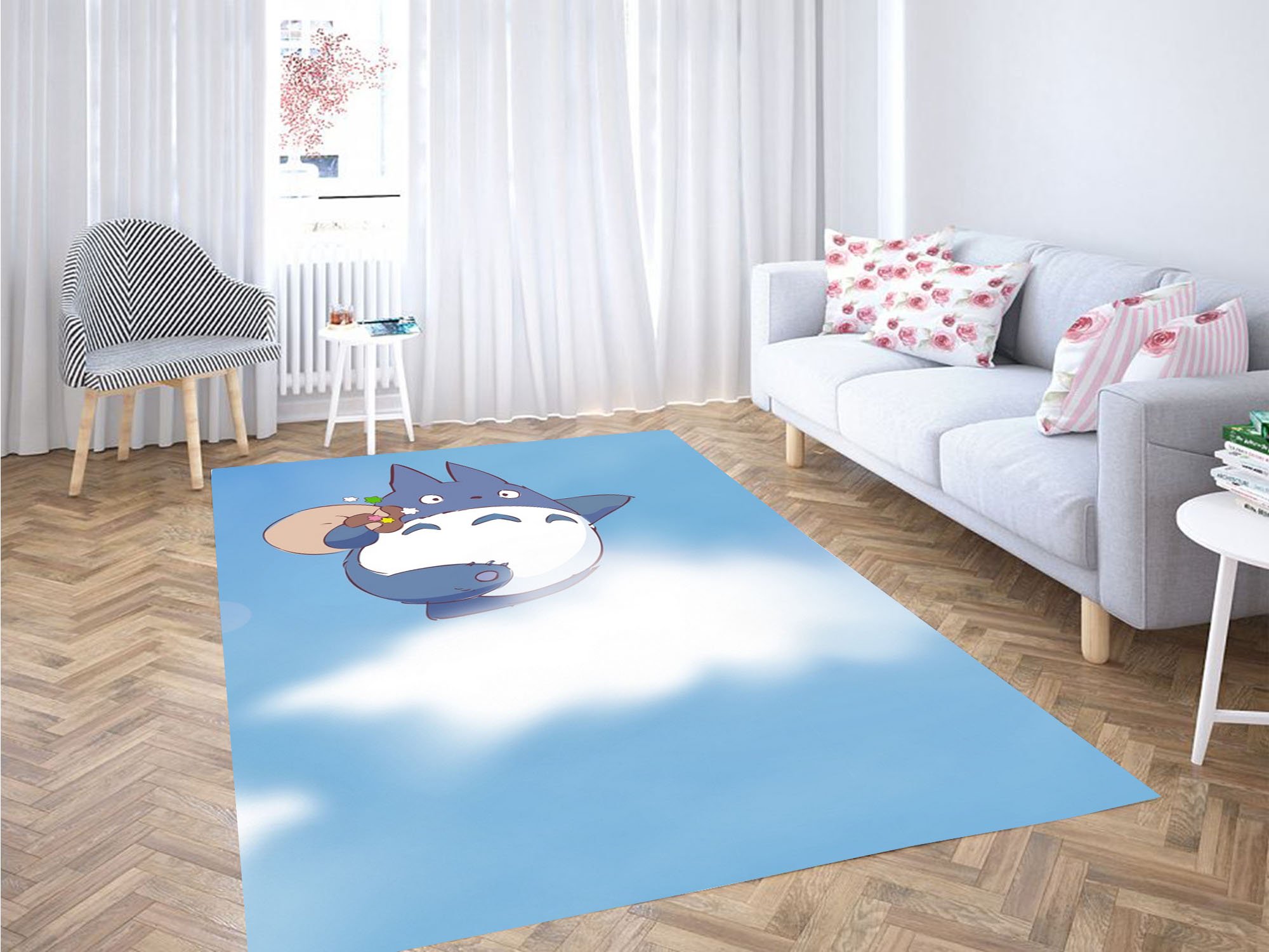 In The Sky My Neighbor Totoro Carpet Rectangle Rug