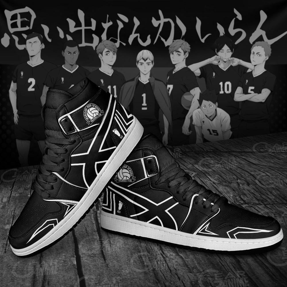 Inarizaki High JD1s Sneakers Haikyuu Anime Shoes, Air Jordan Hightop