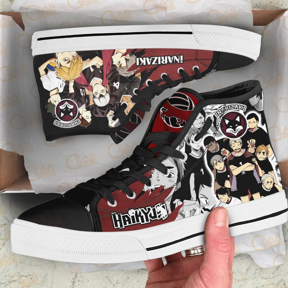 Inarizaki High Top Shoes Custom Manga Anime Haikyuu Sneakers